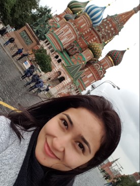 Photo of a girl in Moscow